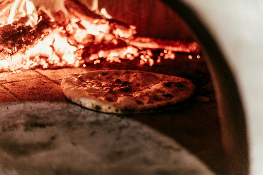 organic wood-fired pizza