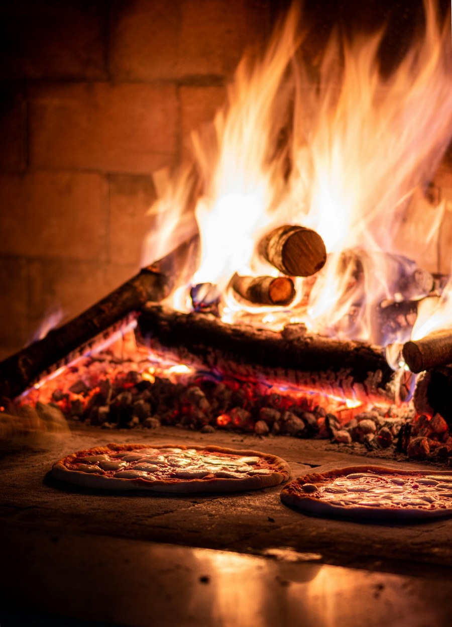 organic wood-fired pizza